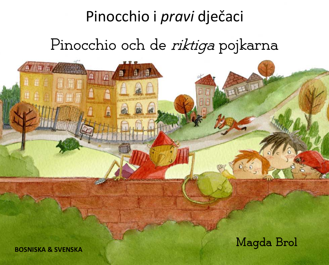 Pinocchio och de riktiga pojkarna svenska och bosniska