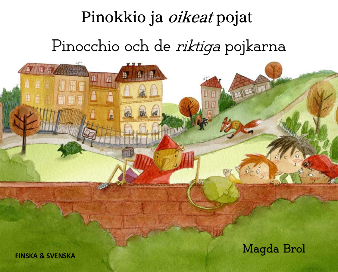 Pinocchio och de riktiga pojkarna, finska och svenska