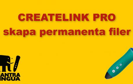 CreateLINK Pro handledning